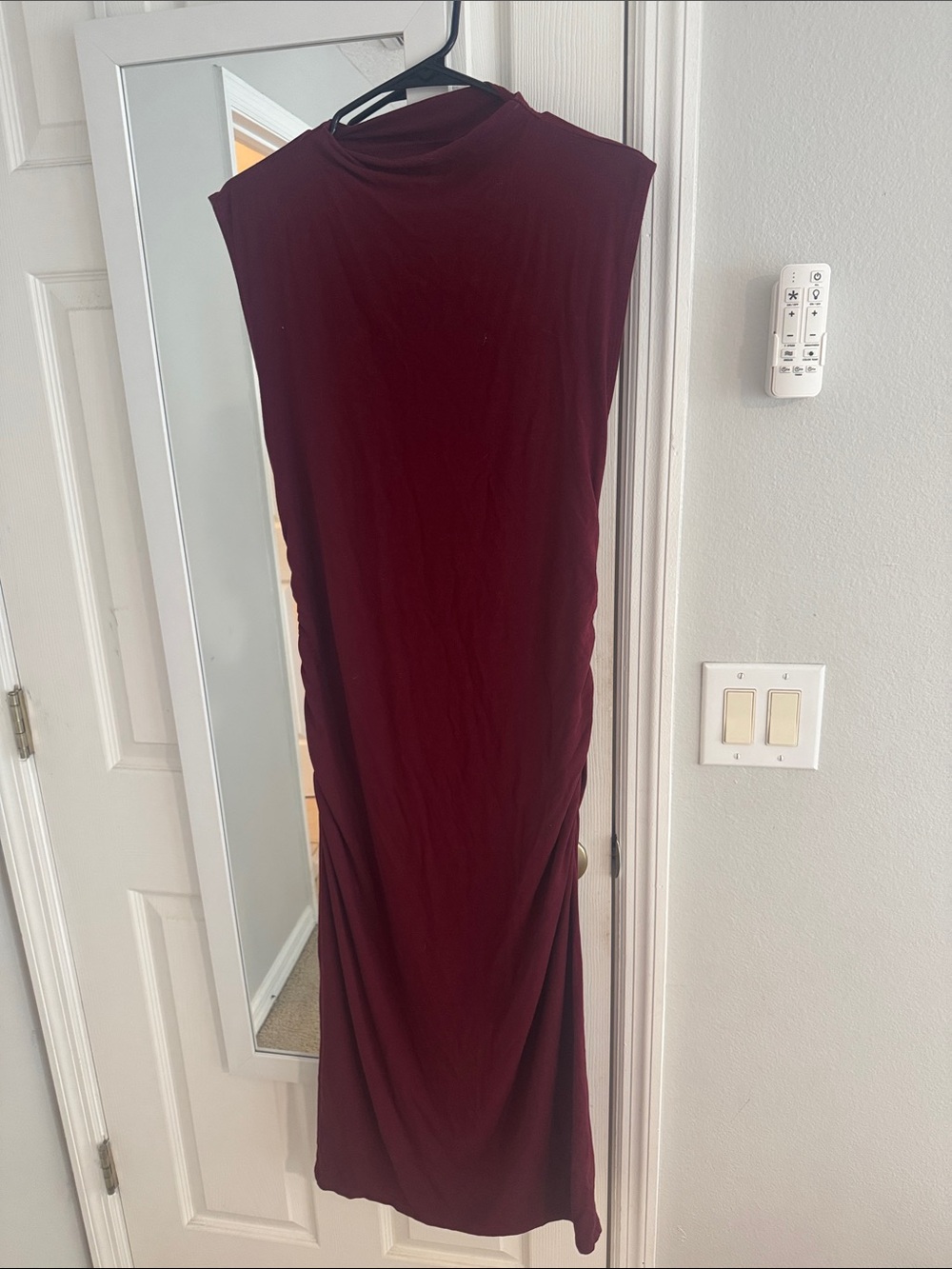 a new day Burgundy Sleeveless Maxi Dress